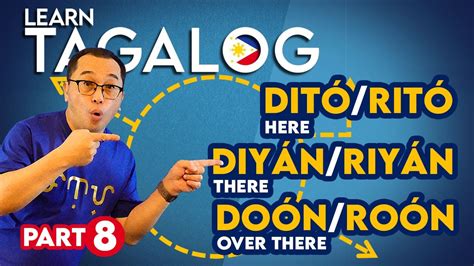 There! in Tagalog.